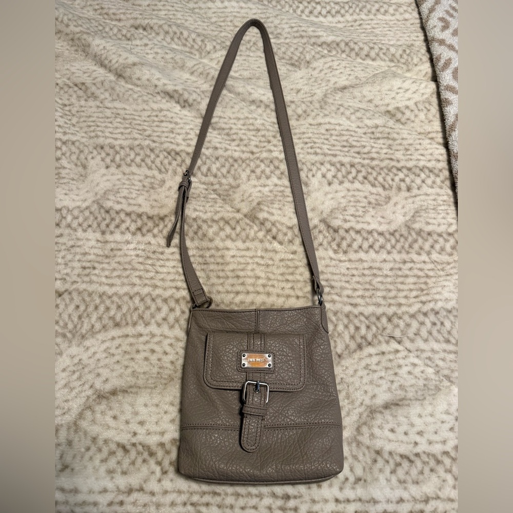 Nine West Taupe Crossbody Bag
